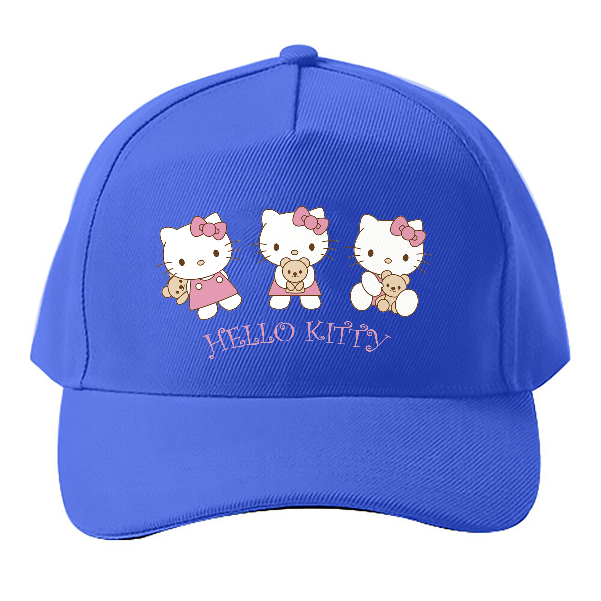 （画像用） Hello Kitty ハローキティ ベースボールキャップ 綿100％ 男女兼用 帽子 スポーツ
